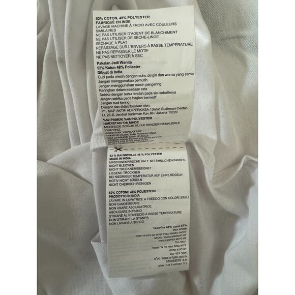 BOBS Skechers‎ Peek A Cat Rainbow Baseball Tee Small NWOT White Black 3/4 Sleeve - Picture 10 of 14